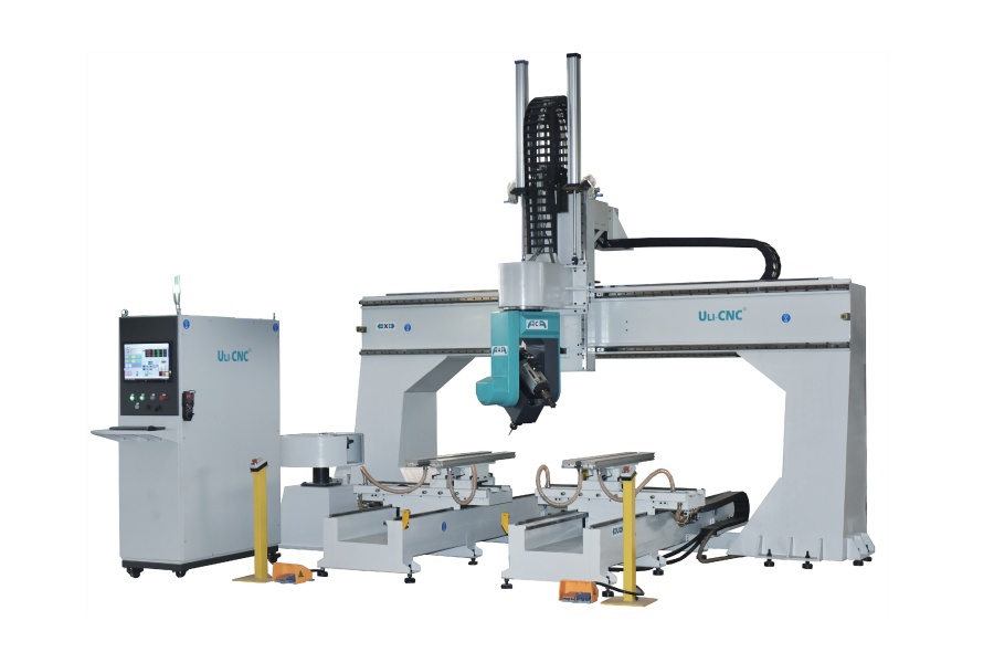 USH2重（chóng）型定梁（liáng）雙工位五軸加工中心（xīn）